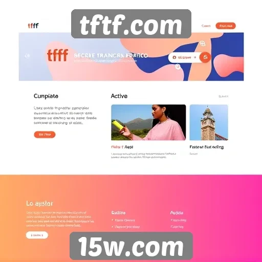 Avaliação da interface de usuário do site tftf.com